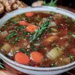 turmeric ginger bone broth - featured image