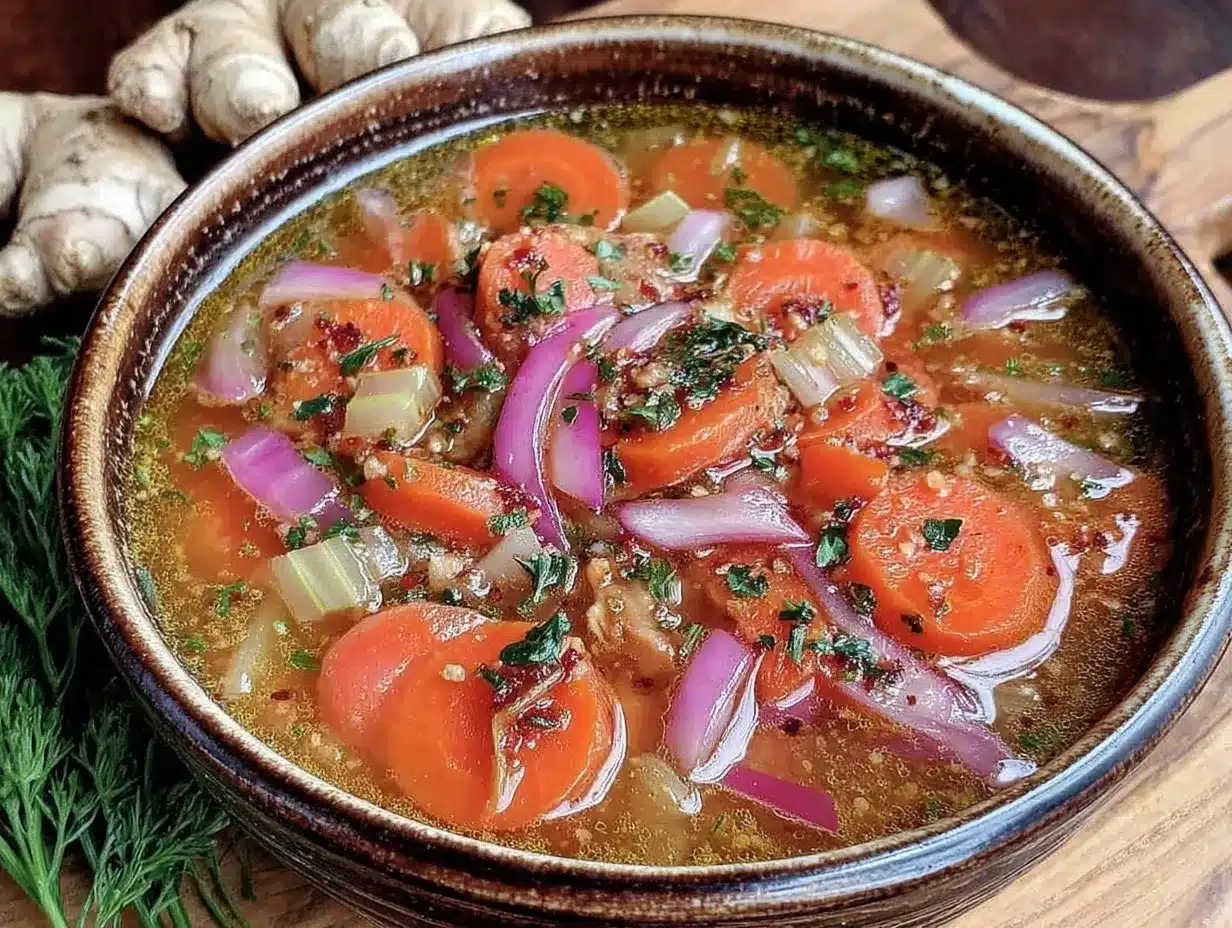 turmeric ginger bone broth preparation steps