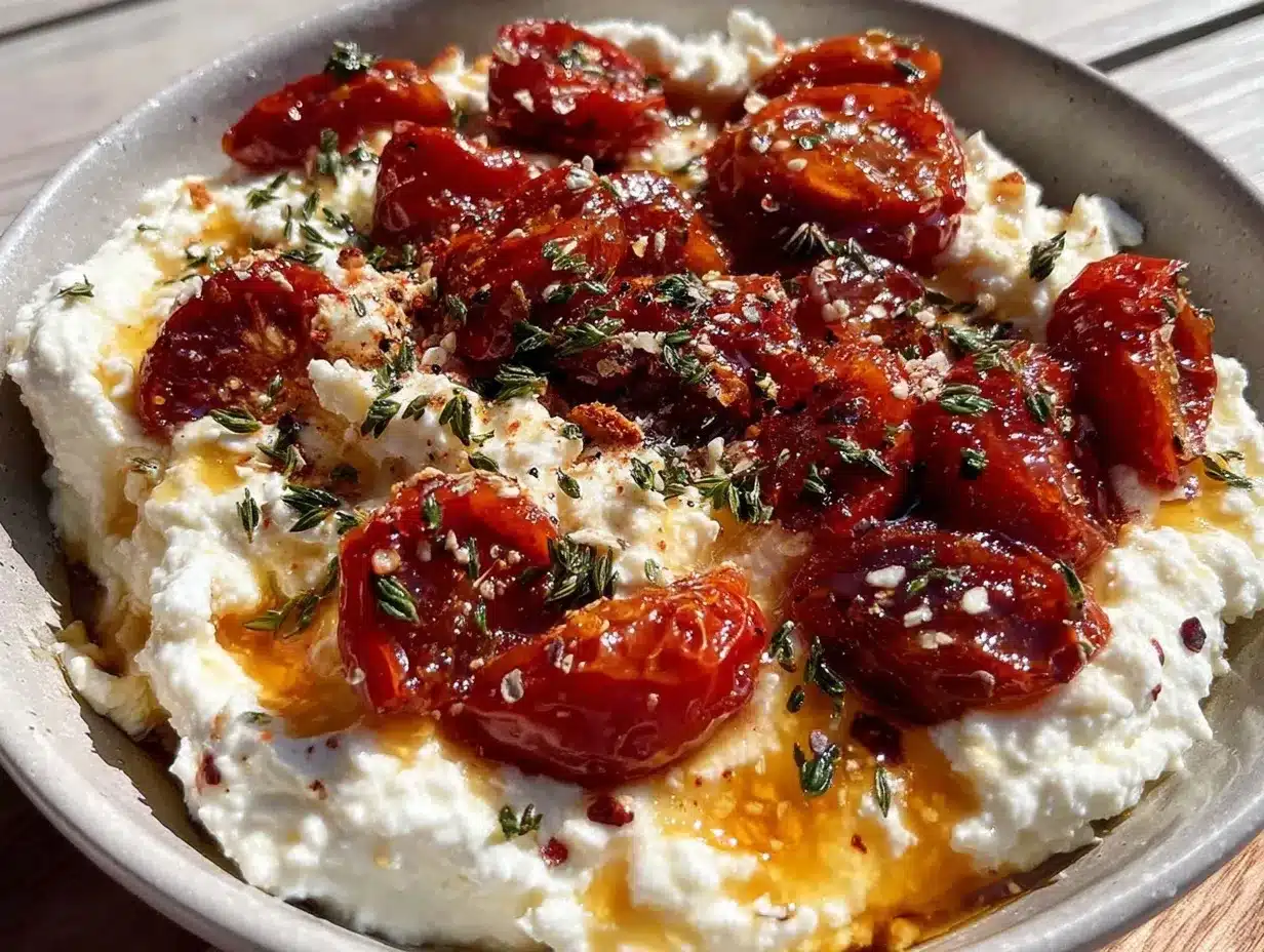 whipped feta dip preparation steps