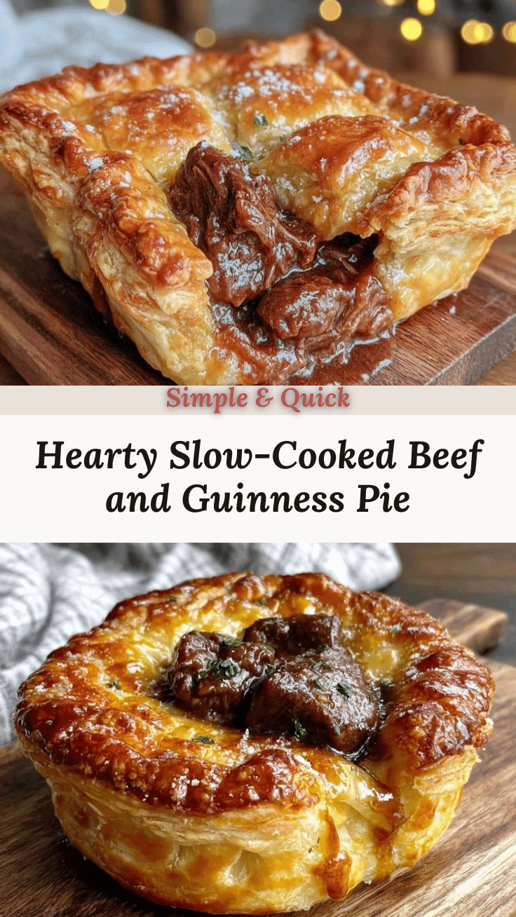 beef and guinness pie recipe