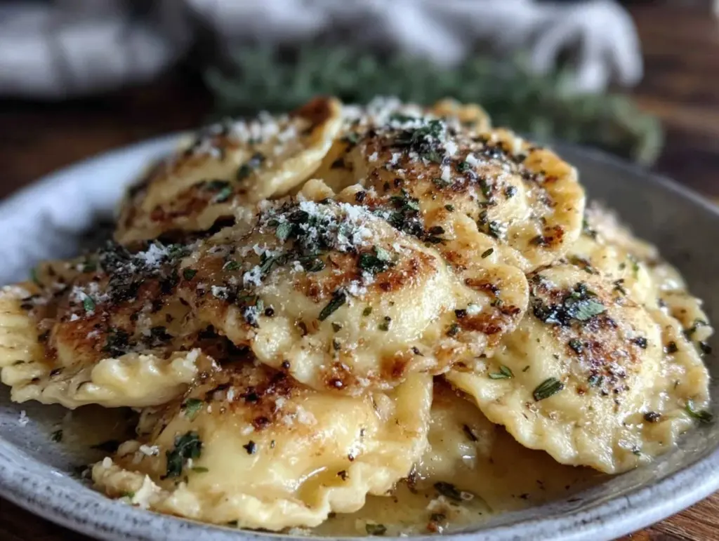 brown butter sage ravioli - featured image