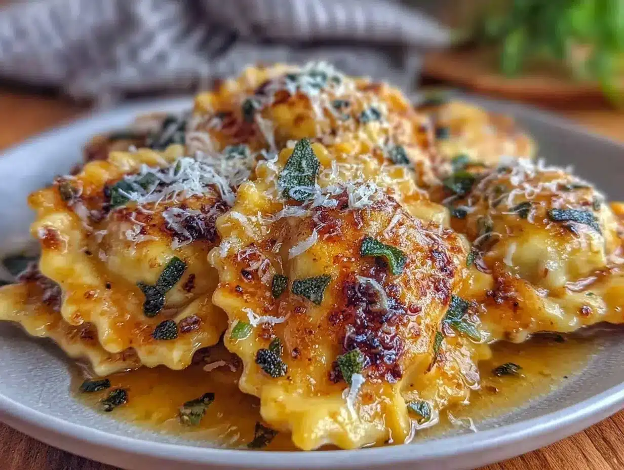 brown butter sage ravioli preparation steps