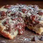 chocolate chip cookie cake - featured image