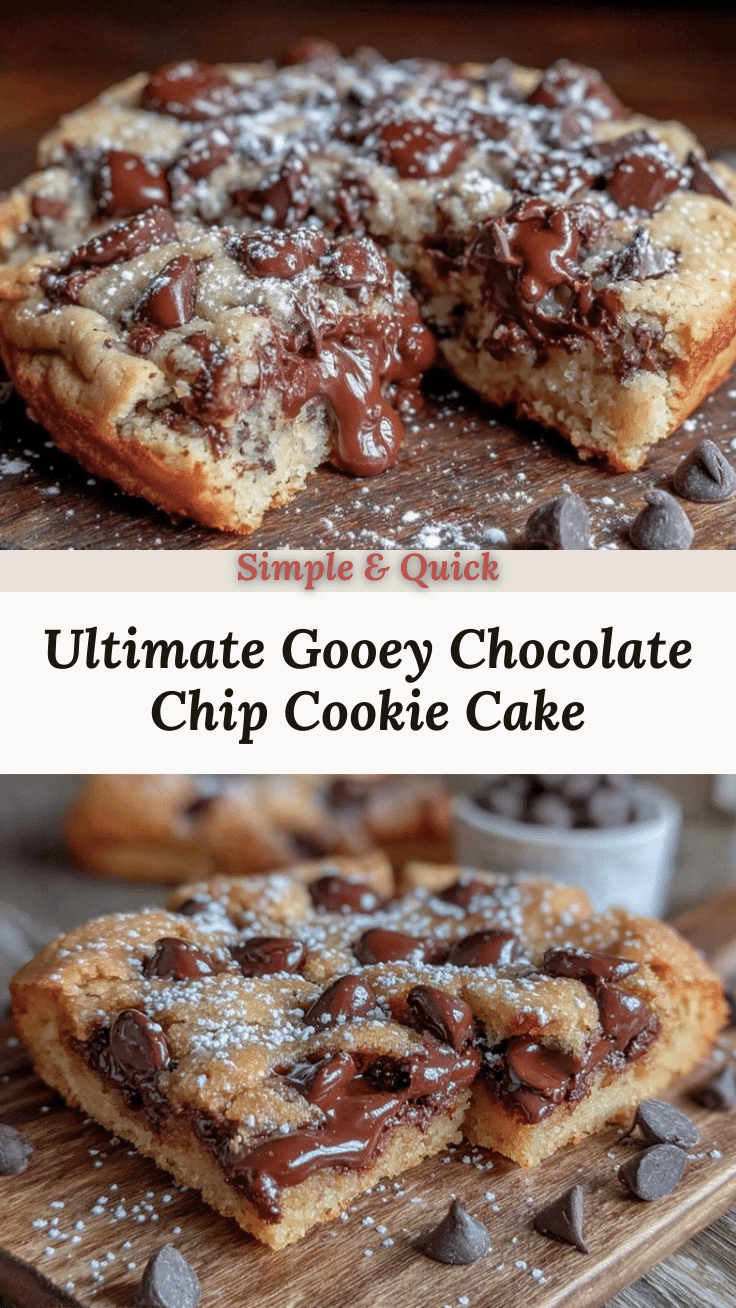 chocolate chip cookie cake recipe