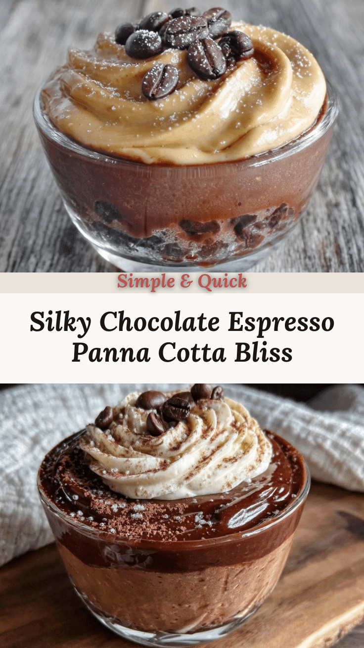 chocolate espresso panna cotta recipe