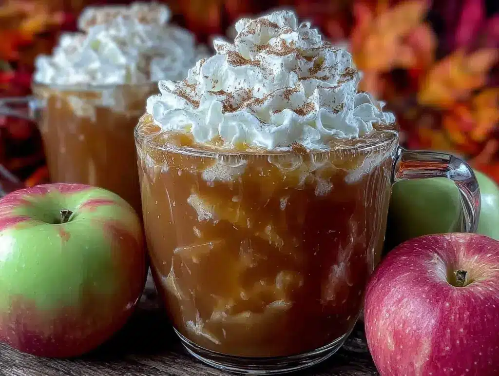 cozy caramel apple cider - featured image