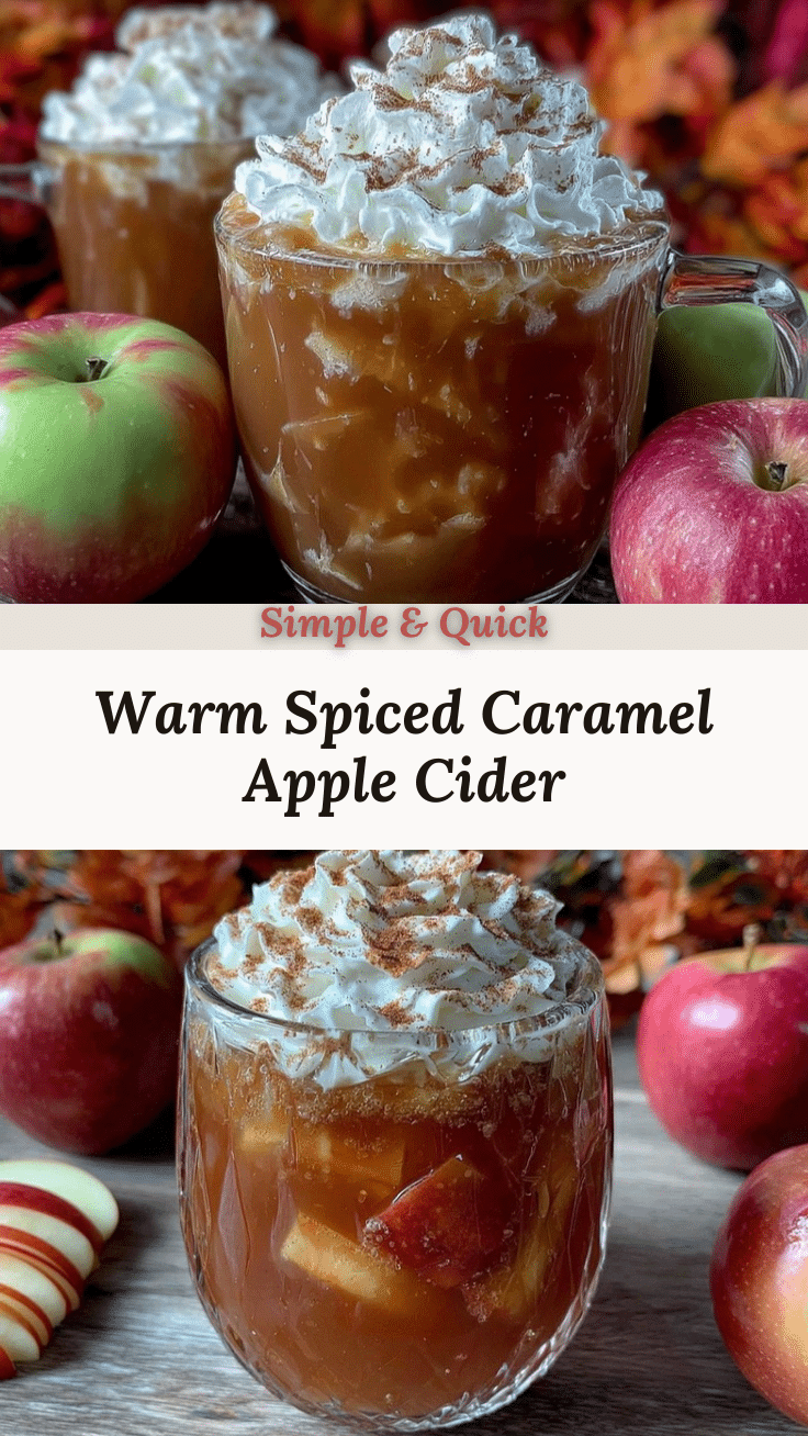 cozy caramel apple cider recipe