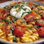 creamy burrata pasta - featured image