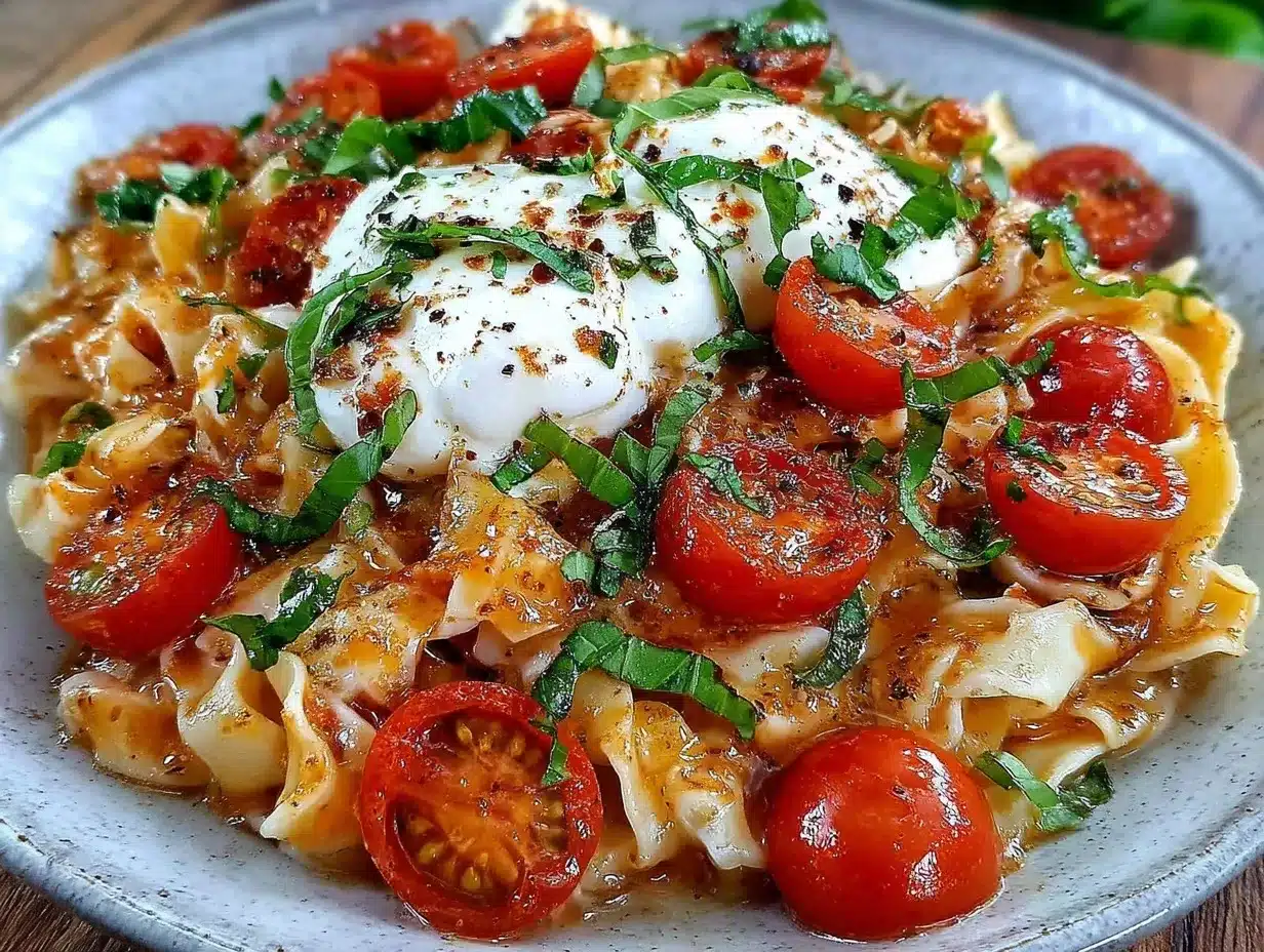 creamy burrata pasta preparation steps