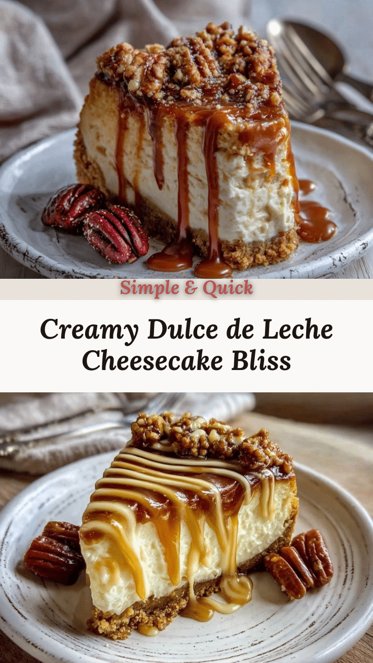 creamy dulce de leche cheesecake recipe