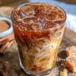 creamy iced brown sugar cinnamon coffee - featured image