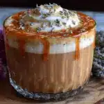 creamy lavender honey latte - featured image