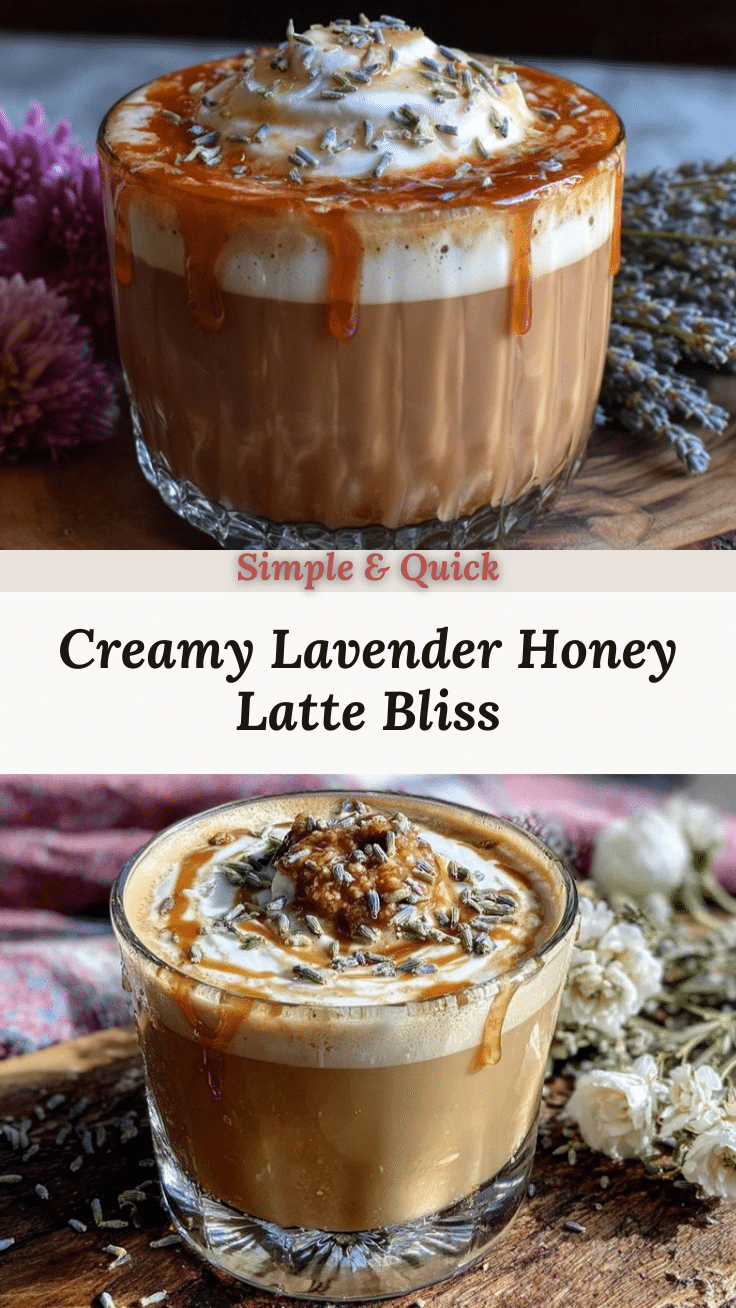 creamy lavender honey latte recipe