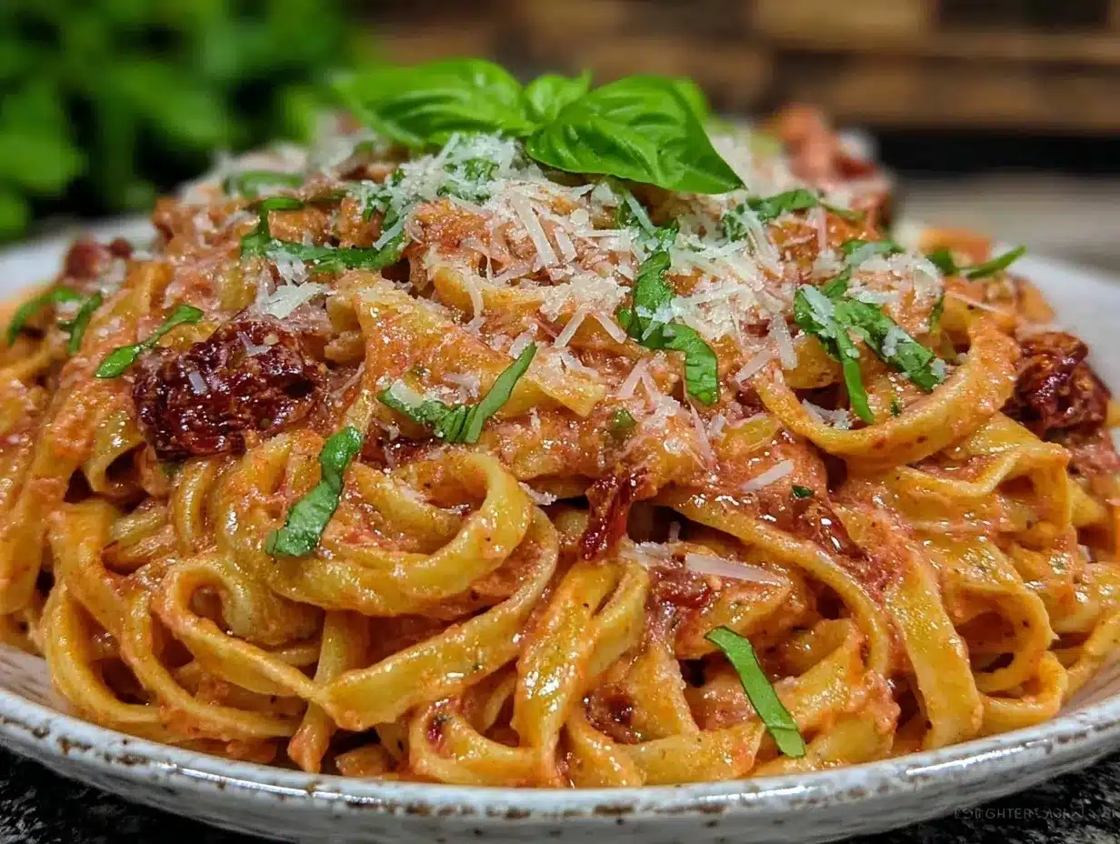 Creamy Marry Me Pasta preparation steps