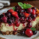 creamy new york cheesecake - featured image