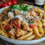 creamy vodka sauce pasta - featured image