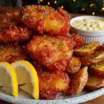 crispy beer-battered fish and chips - featured image
