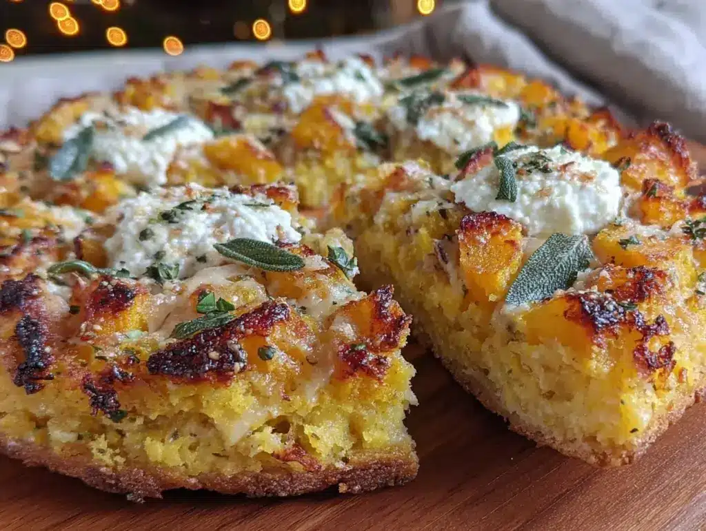 crispy butternut squash pizza - featured image