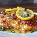 crispy chicken piccata - featured image