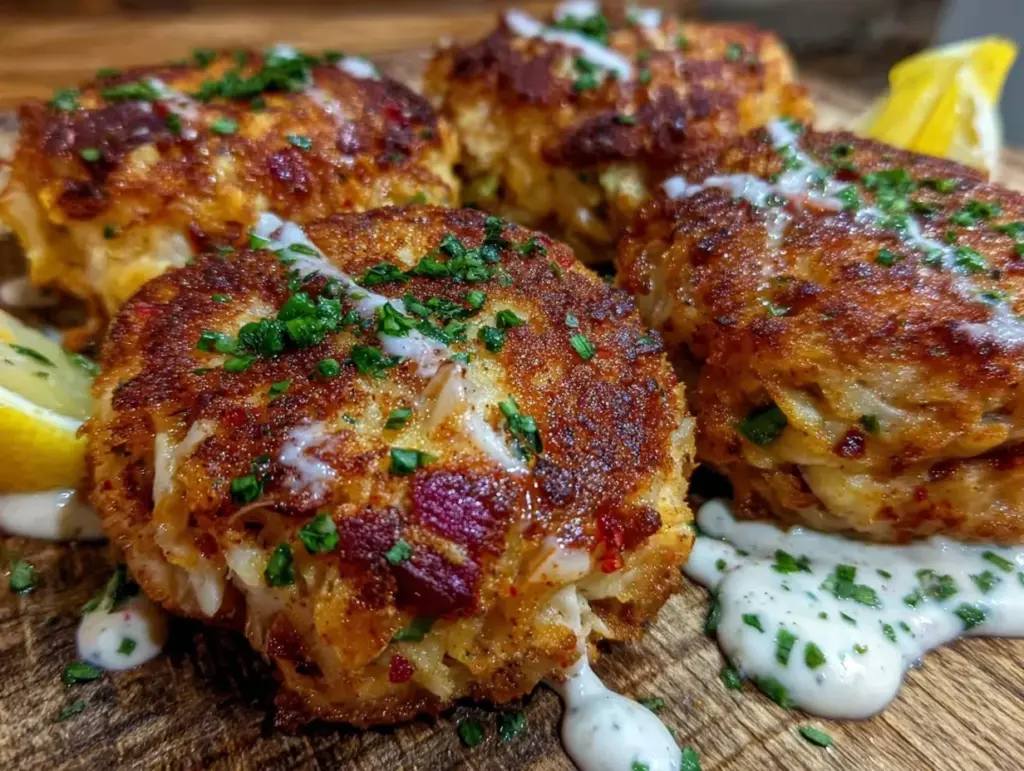 crispy crab cakes - featured image