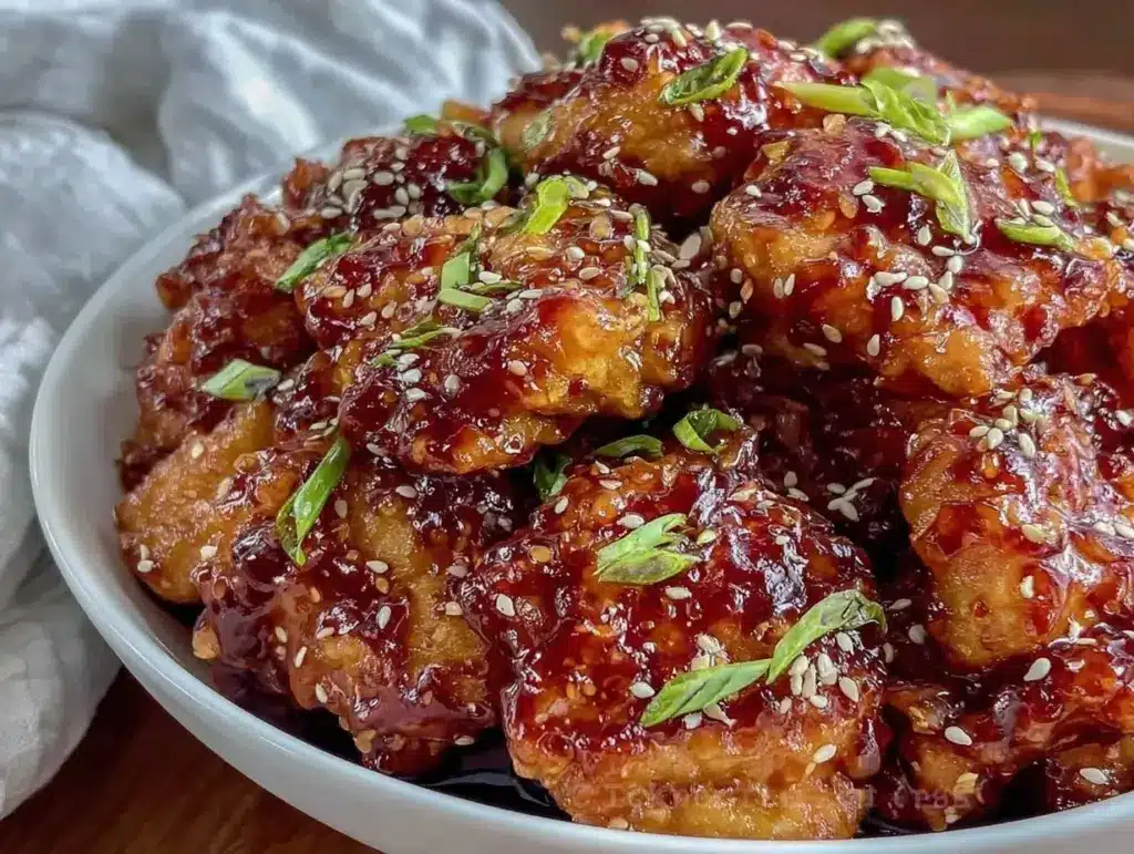 crispy general tsos chicken recipe - featured image