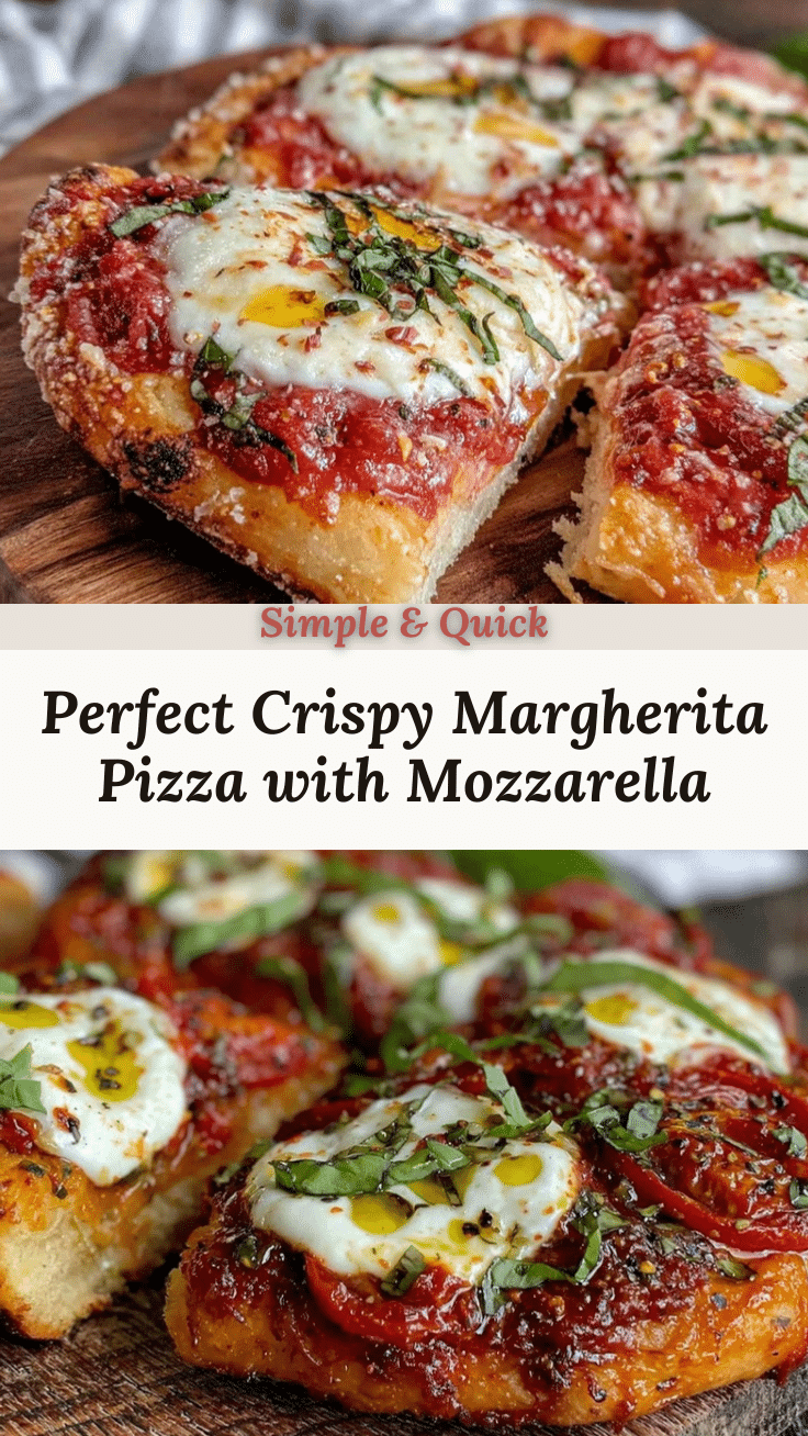 crispy Margherita pizza recipe