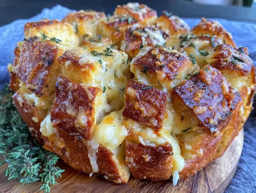 crispy Parmesan herb pull-apart bread - featured image