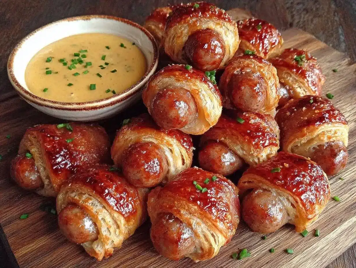 crispy pigs in a blanket recipe preparation steps