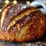 crispy rustic italian bread recipe - featured image