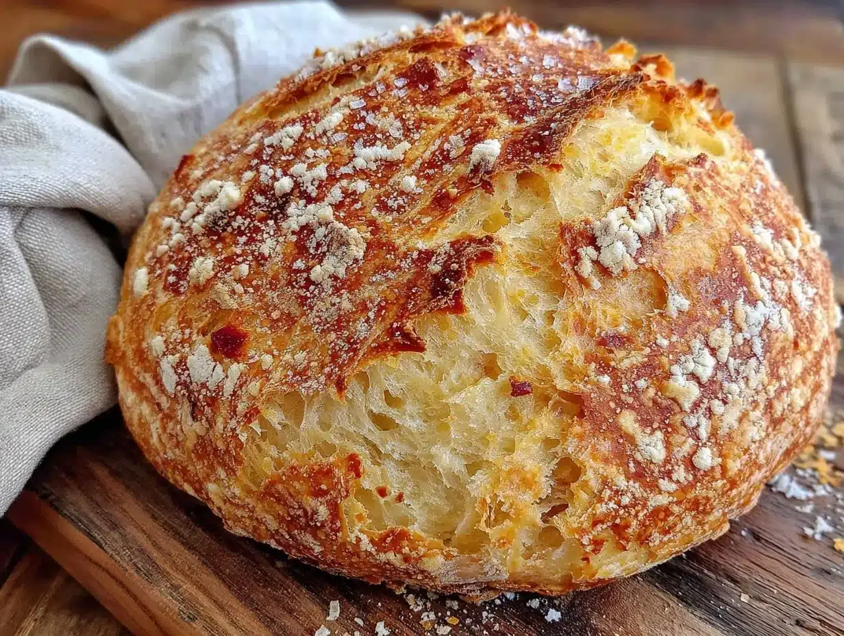 crispy rustic italian bread recipe preparation steps