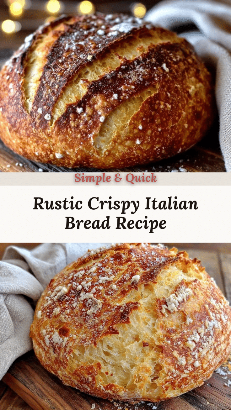 crispy rustic italian bread recipe recipe