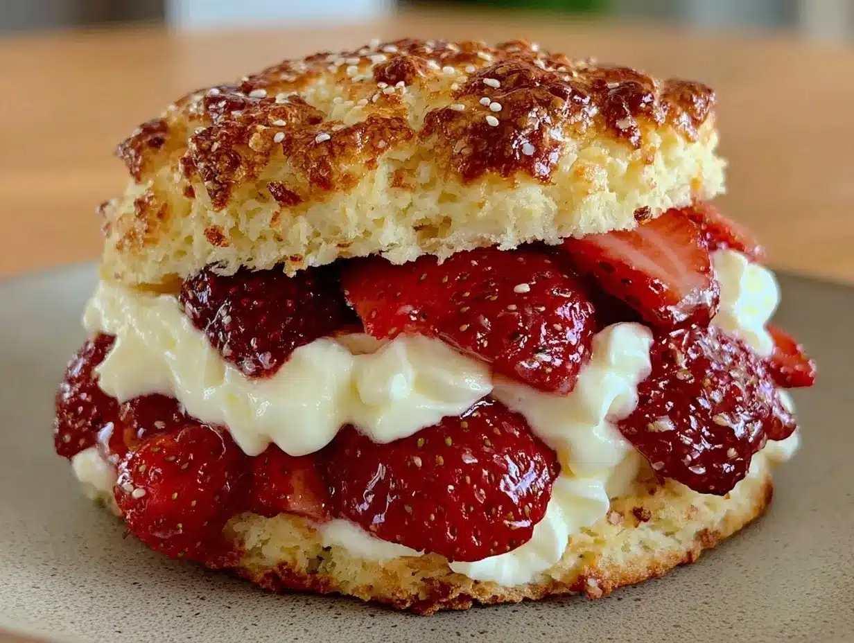 fluffy strawberry shortcake preparation steps