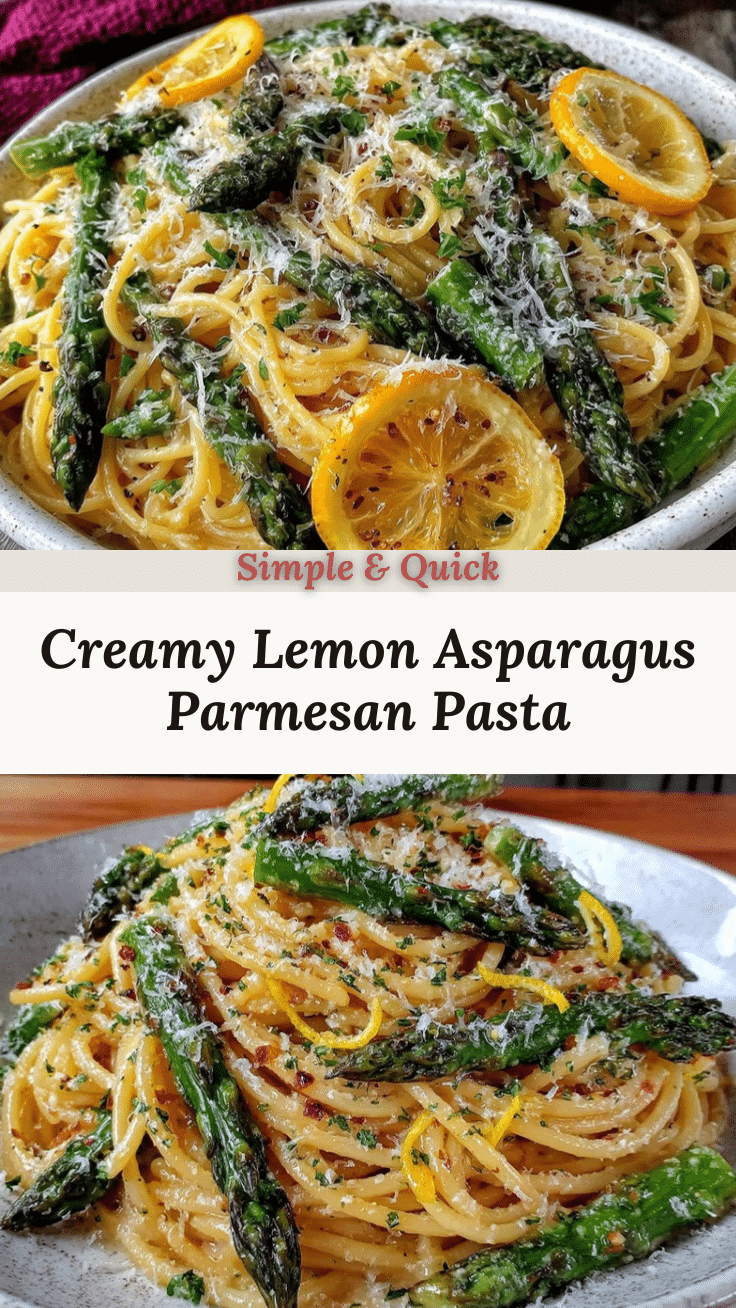 fresh lemon asparagus pasta recipe