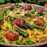 fresh spring vegetable primavera - featured image