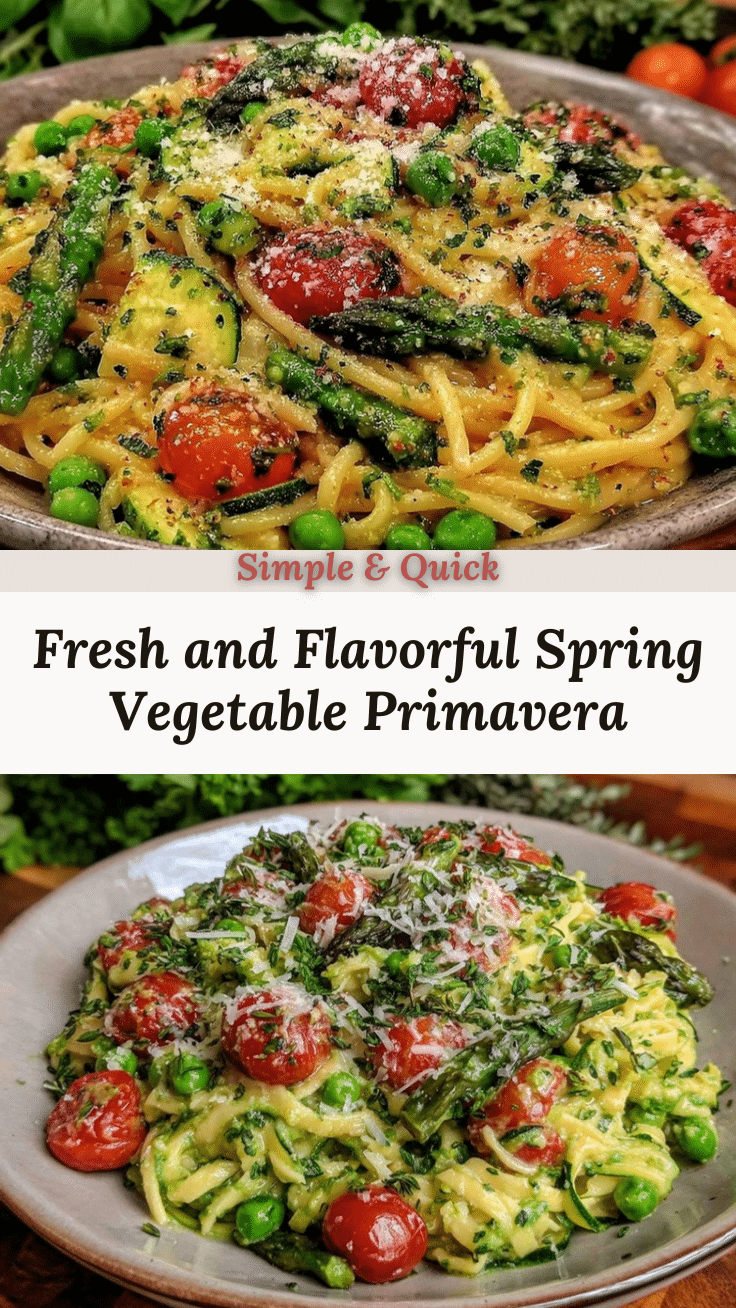 fresh spring vegetable primavera recipe