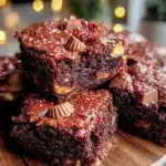 fudgy peanut butter cup brownies - featured image