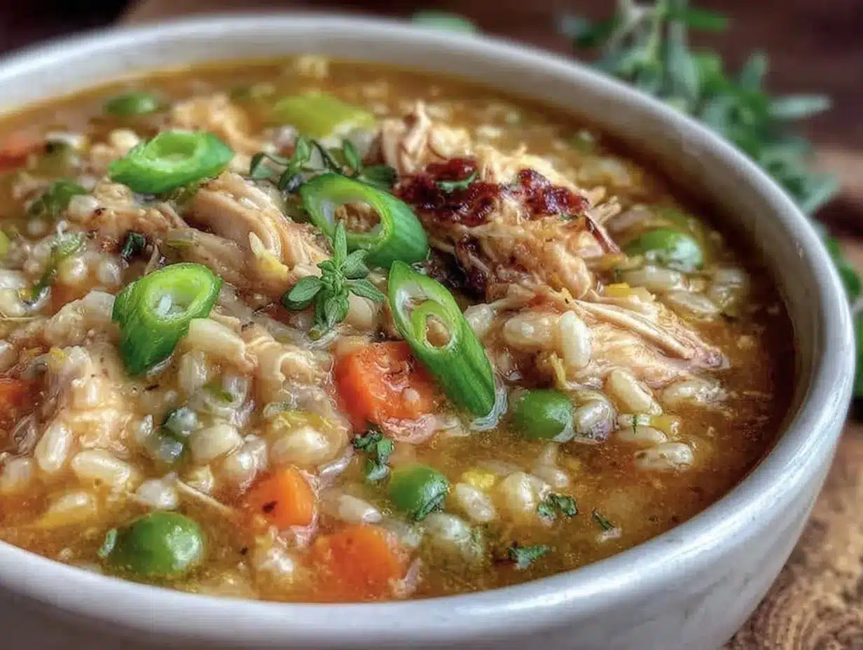 healing chicken rice soup preparation steps