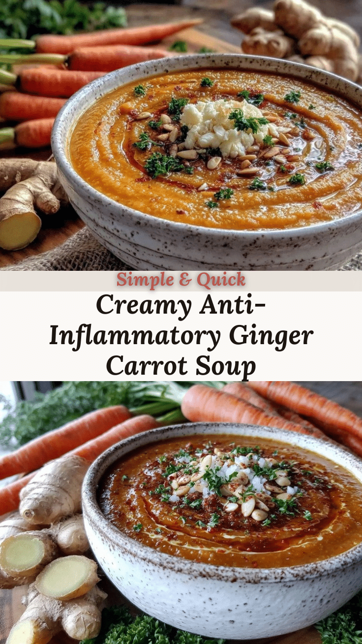 healthy ginger carrot soup recipe