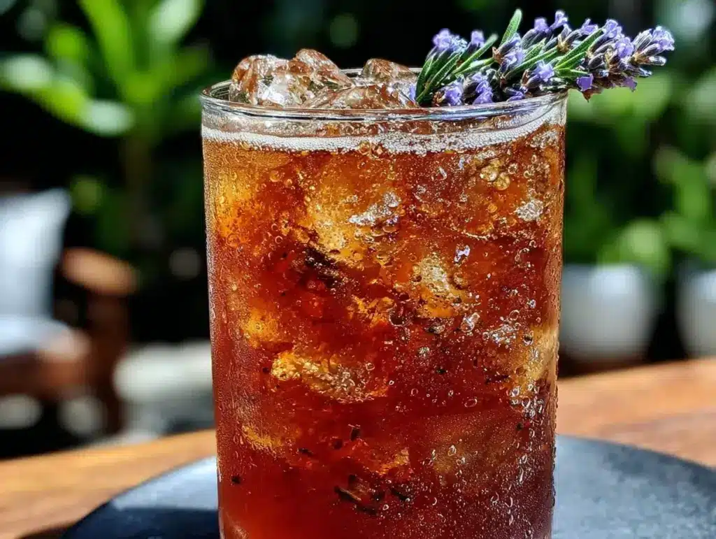 honey lavender iced tea - featured image