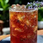 honey lavender iced tea - featured image