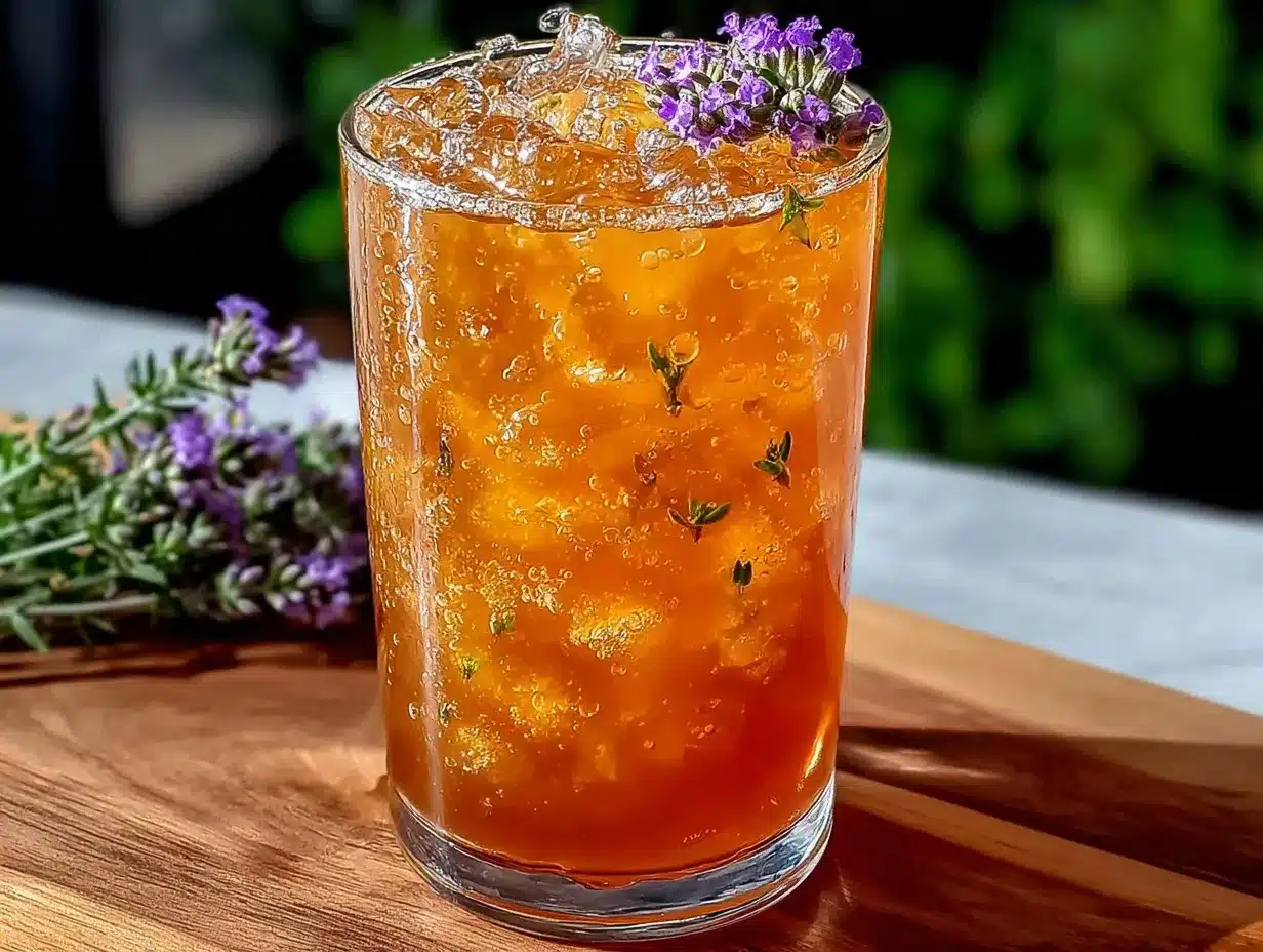 honey lavender iced tea preparation steps