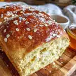 honey oat bread - featured image