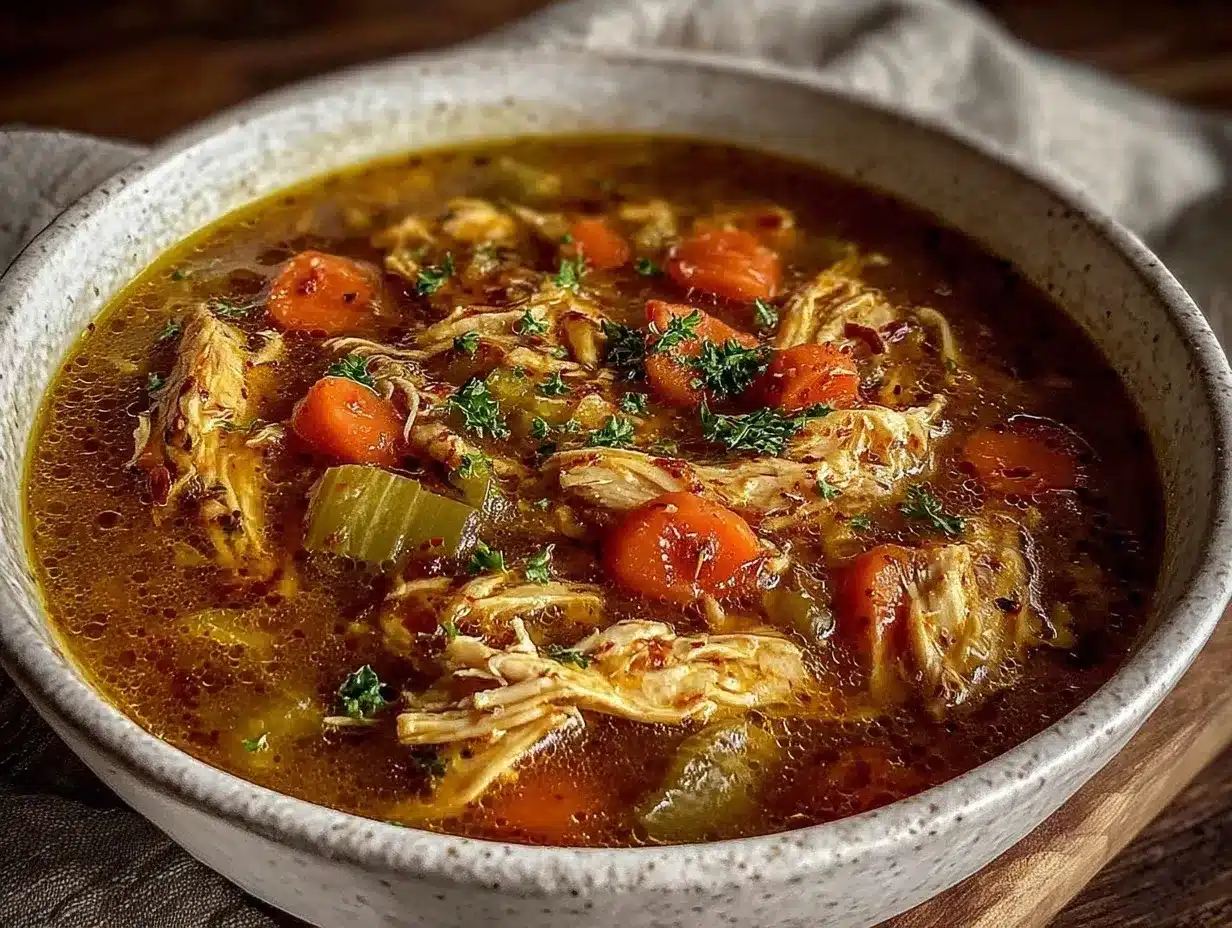 immune-boosting chicken vegetable soup preparation steps