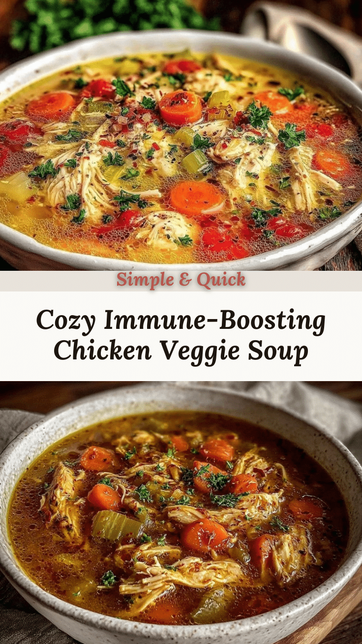 immune-boosting chicken vegetable soup recipe