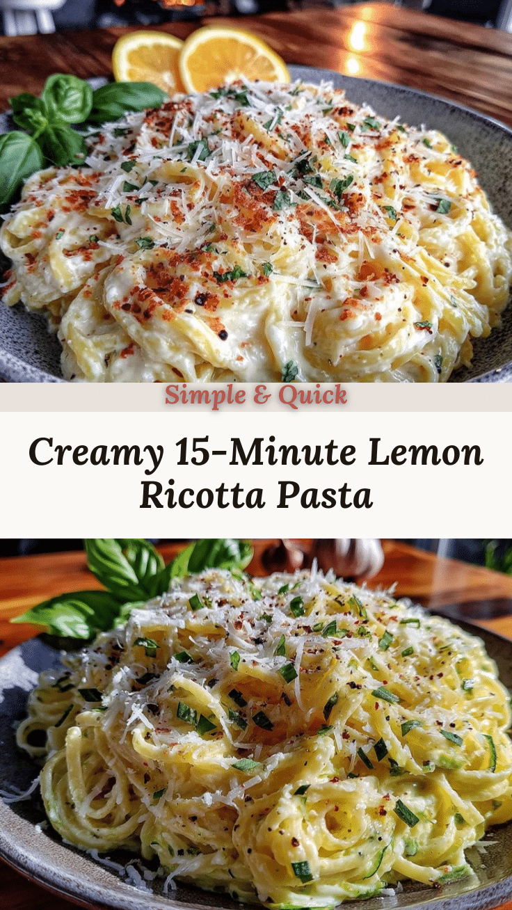 lemon ricotta pasta recipe