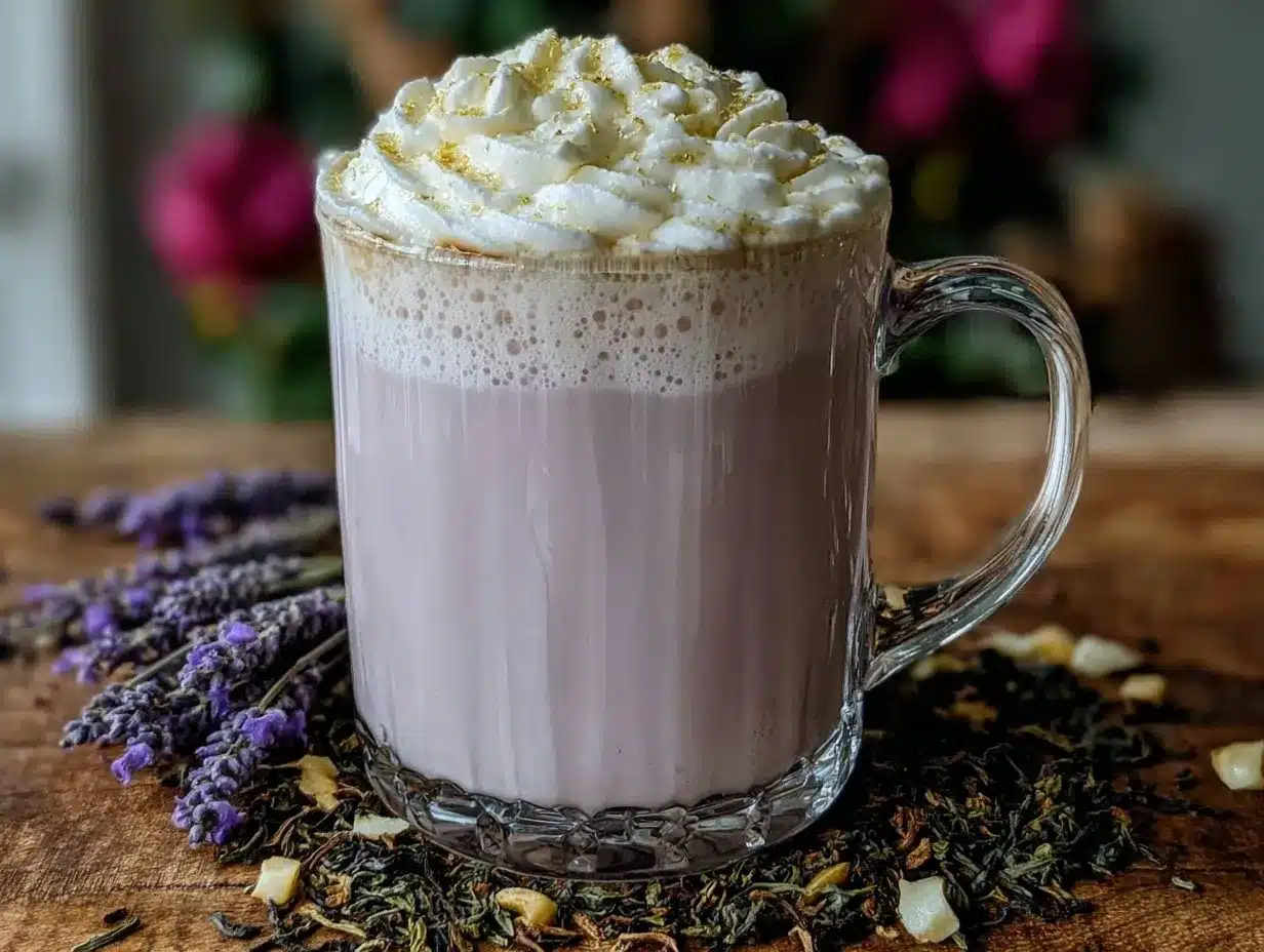 London Fog tea latte preparation steps