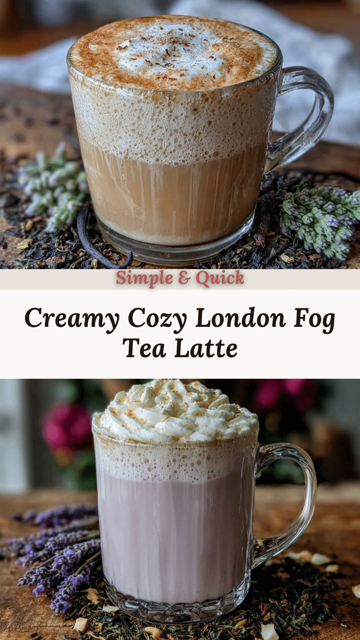 London Fog tea latte recipe