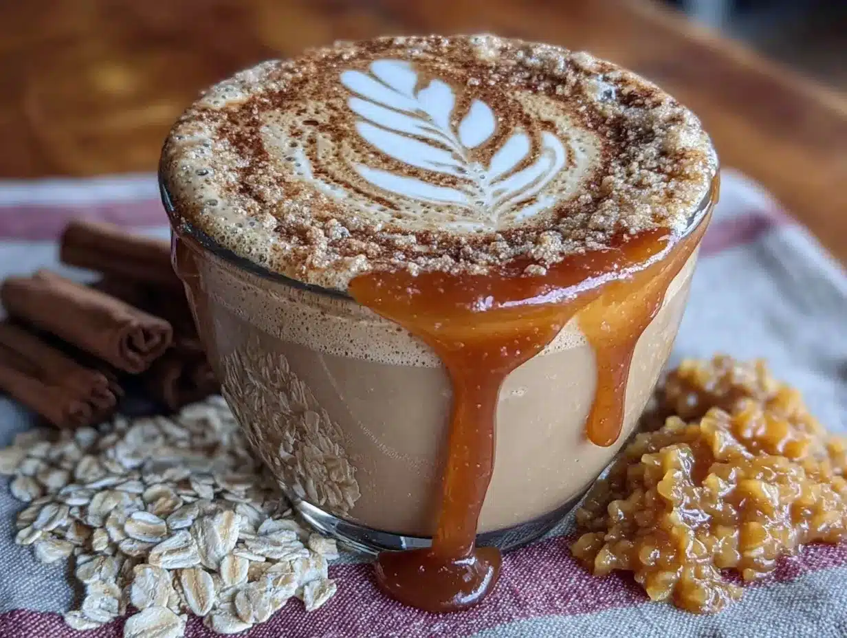 maple cinnamon oat milk latte preparation steps