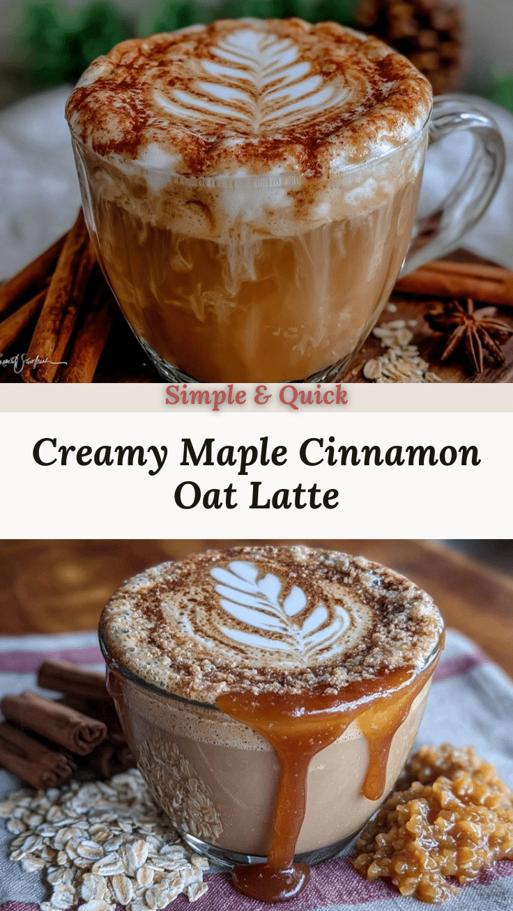 maple cinnamon oat milk latte recipe