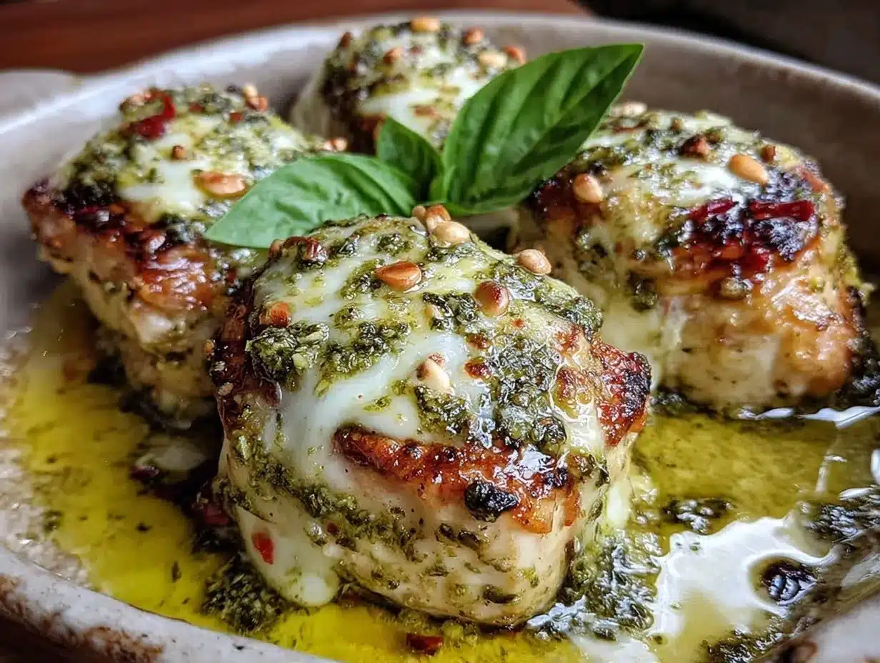 pesto chicken bake preparation steps